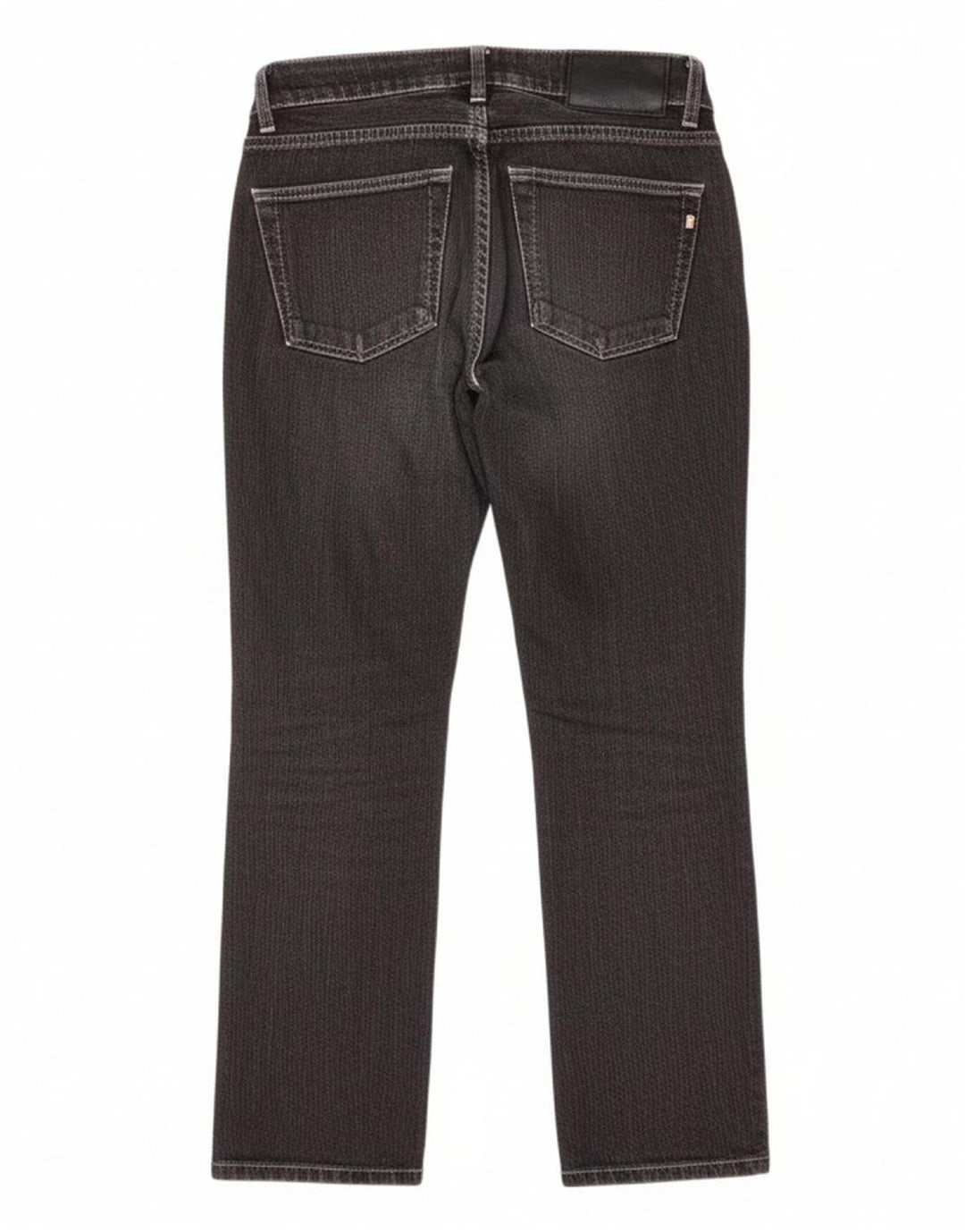 TRUSSARDI Womens Straight Jeans W26 L26 Black Cotton
