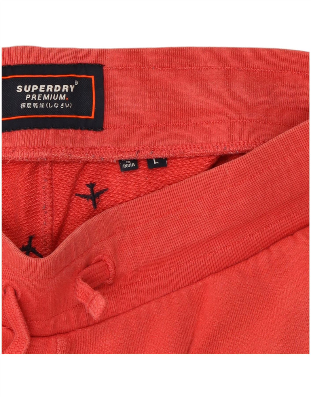 SUPERDRY Mens Graphic Sport Shorts Large  Red Cotton