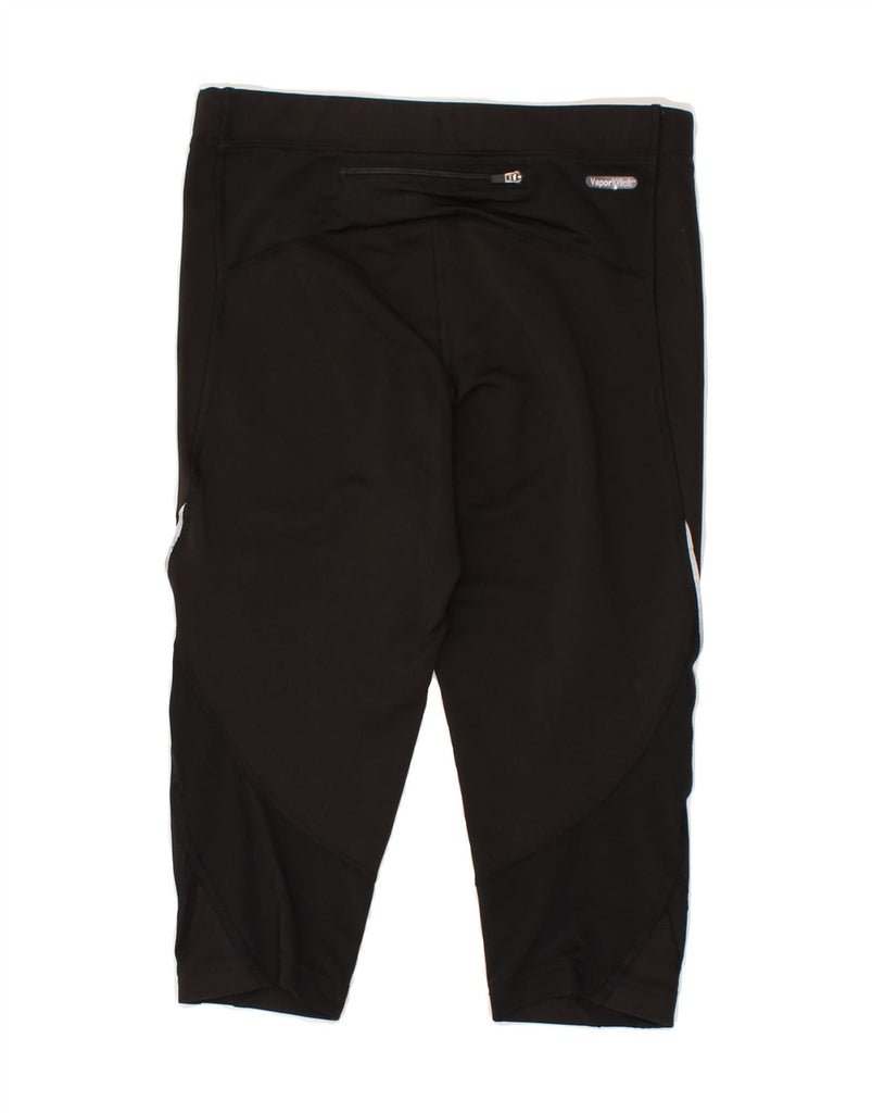 THE NORTH FACE Womens Capri Tracksuit Trousers UK 10 Small Black Polyester | Vintage The North Face | Thrift | Second-Hand The North Face | Used Clothing | Messina Hembry 