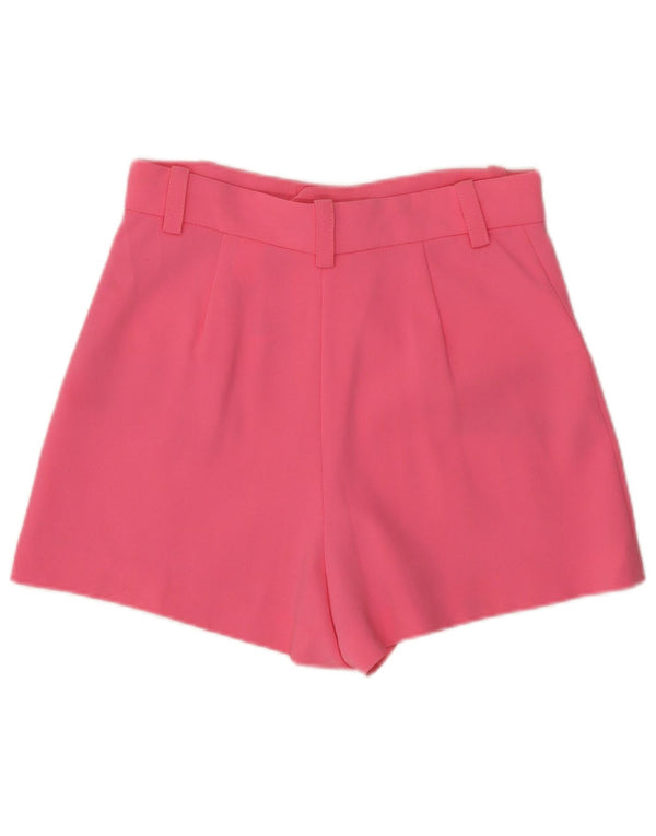 Zara Womens Casual Shorts Medium W28 Pink Polyester