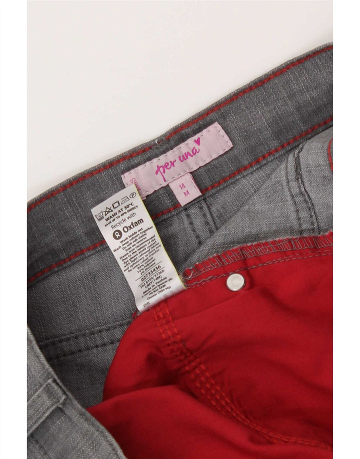 Marks & Spencer Womens Per Una Bootcut Jeans UK 14 Medium W34 L28 Grey