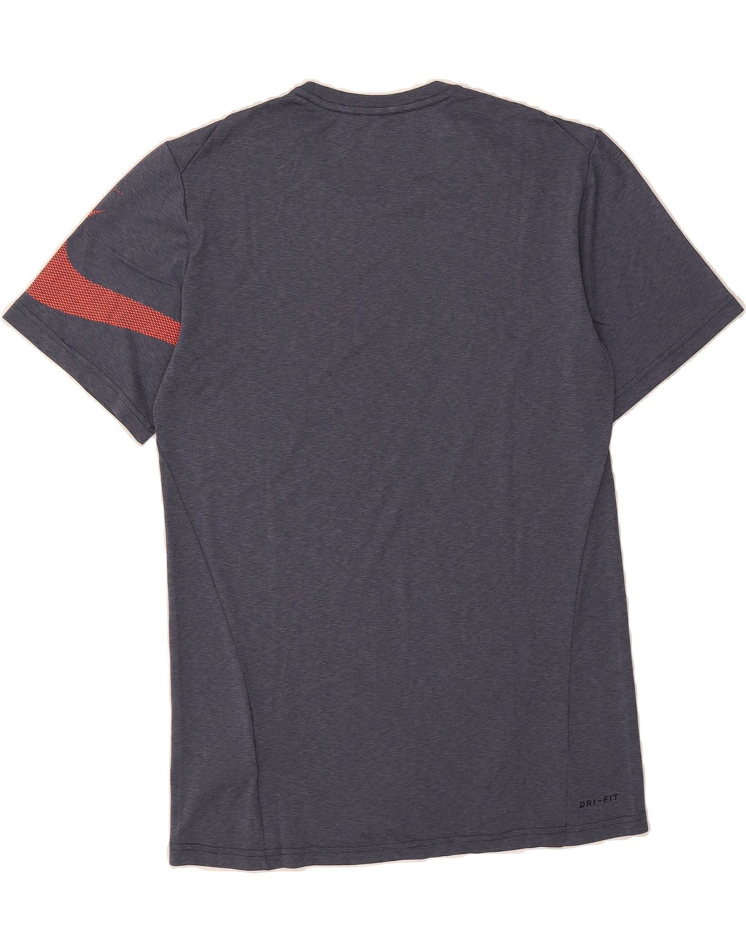 NIKE Mens Dri Fit Graphic T-Shirt Top Medium Navy Blue Polyester Vintage Nike and Second-Hand Nike from Messina Hembry 
