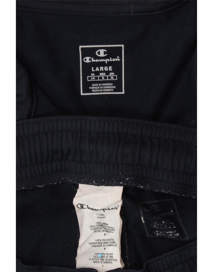 Champion Womens Graphic Full Tracksuit UK 16 Large  Navy Blue Polyester