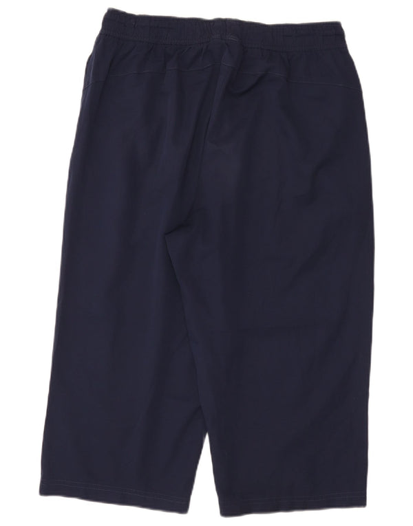 Puma Mens Bermuda Sport Shorts Large Navy Blue Polyester