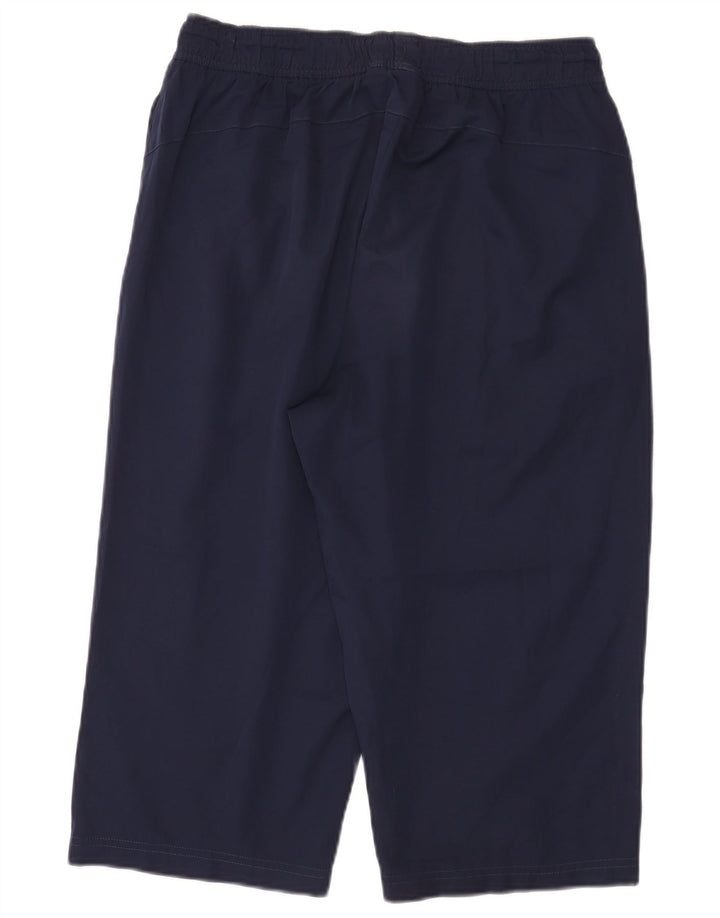 Puma Mens Bermuda Sport Shorts Large Navy Blue Polyester
