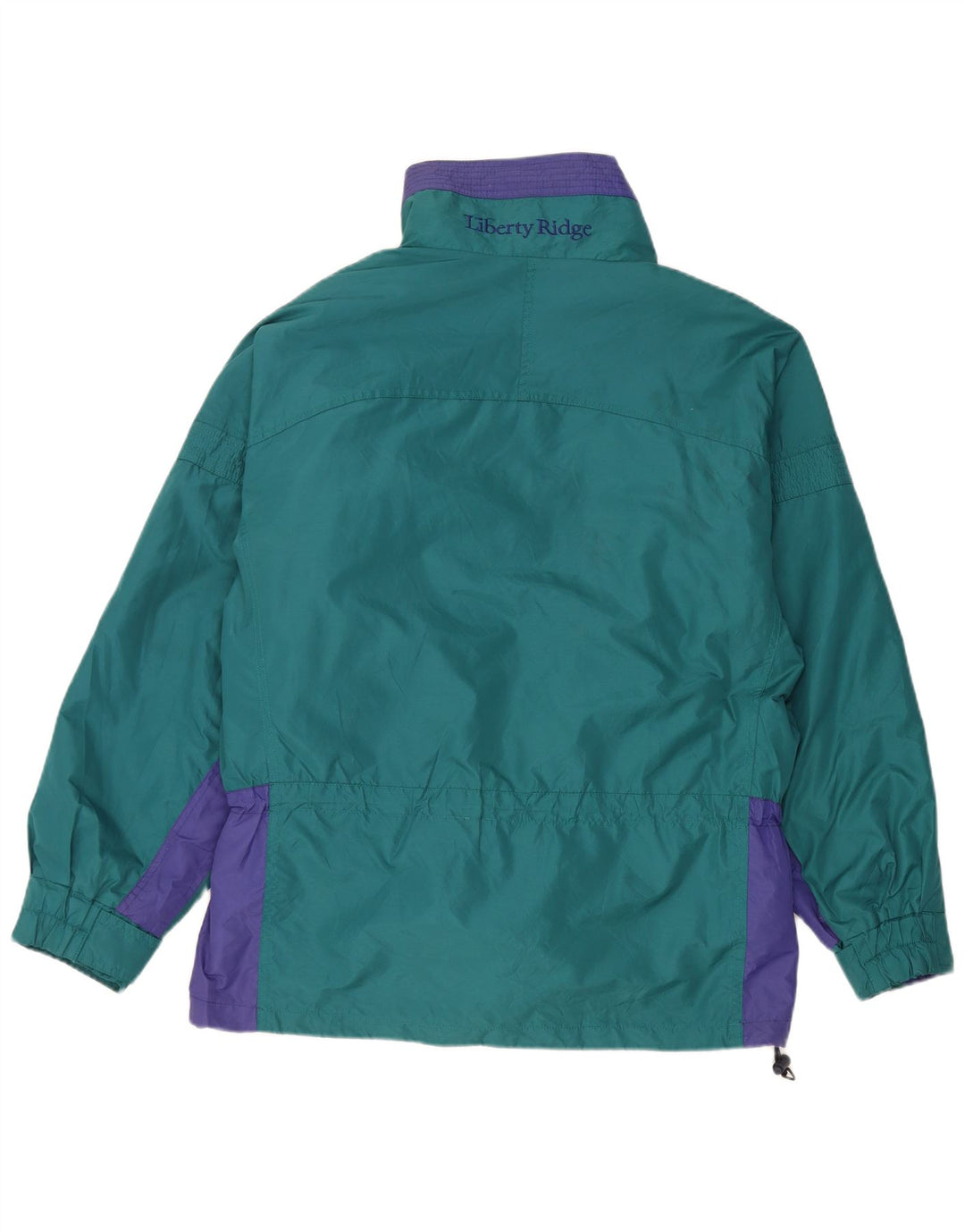 Columbia Womens Oversized Reversible Jacket UK 14 Medium Green Colourblock