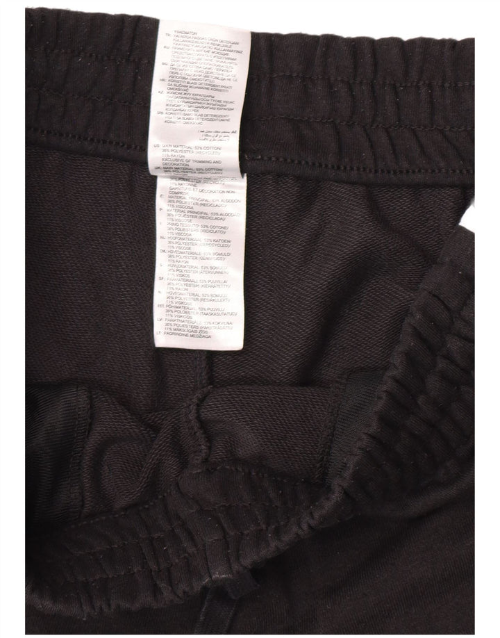 Adidas Mens Tracksuit Trousers Joggers Large Black Cotton