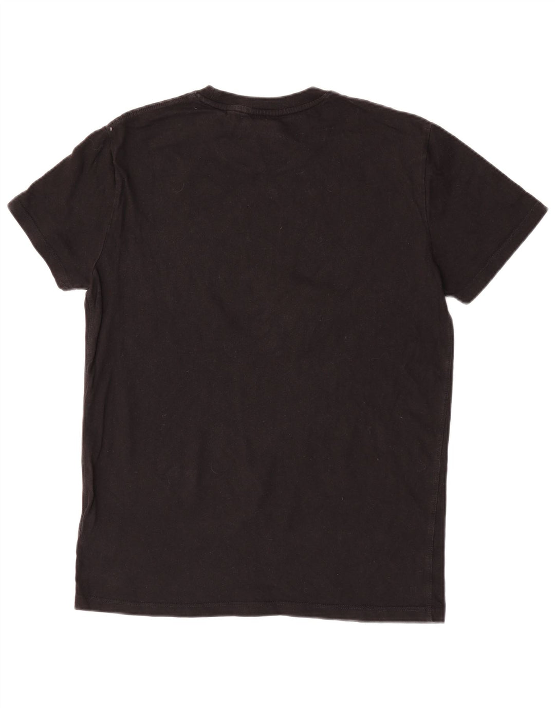 Superdry Mens Graphic T-Shirt Top Medium Black Cotton