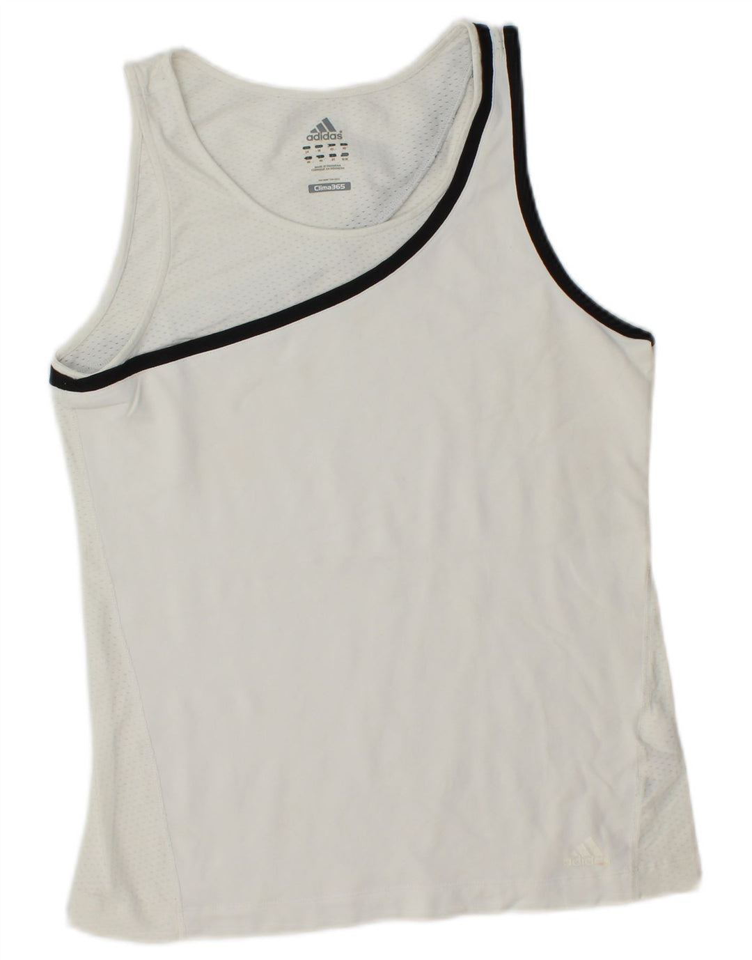 Adidas Womens Climacool Vest Top UK 14 Medium White Polyester