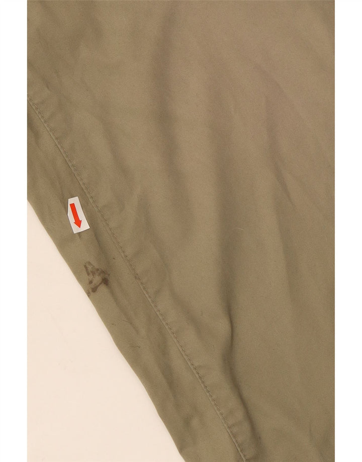Marks & Spencer Mens Straight Regular Chino Trousers W38 L29 Khaki Cotton