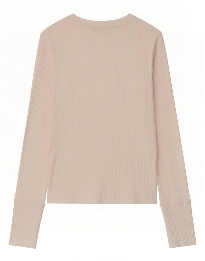 Zara Womens Crop Top Long Sleeve UK 8 Small White