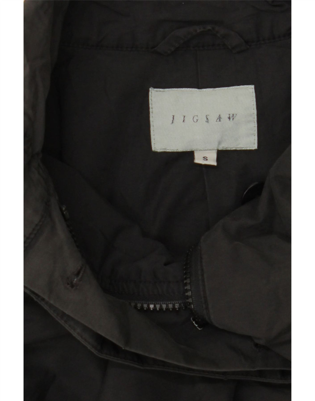 Jigsaw Womens Oversized Windbreaker Jacket UK 10 Small Black