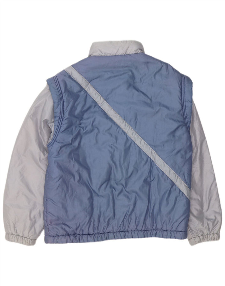Brugi Mens Windbreaker Jacket IT 52 XL Blue Colourblock Polyester