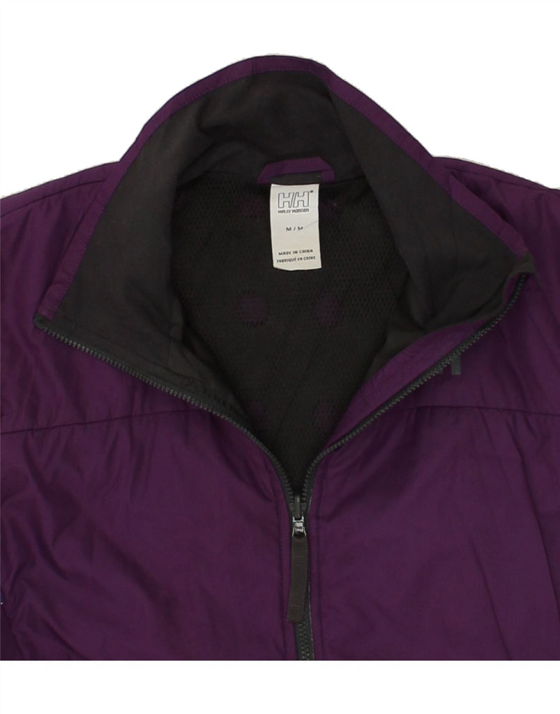 HELLY HANSEN Womens Rain Jacket UK 14 Medium Purple Polyester | Vintage Helly Hansen | Thrift | Second-Hand Helly Hansen | Used Clothing | Messina Hembry 