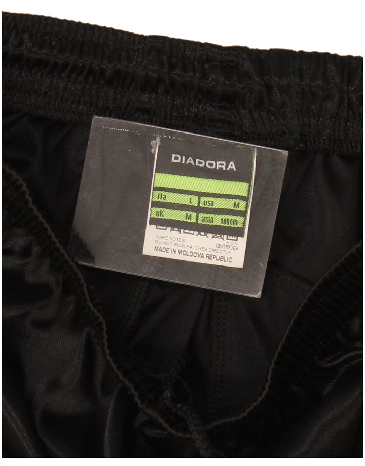 Diadora Mens Italia Sport Shorts Medium Black Polyester