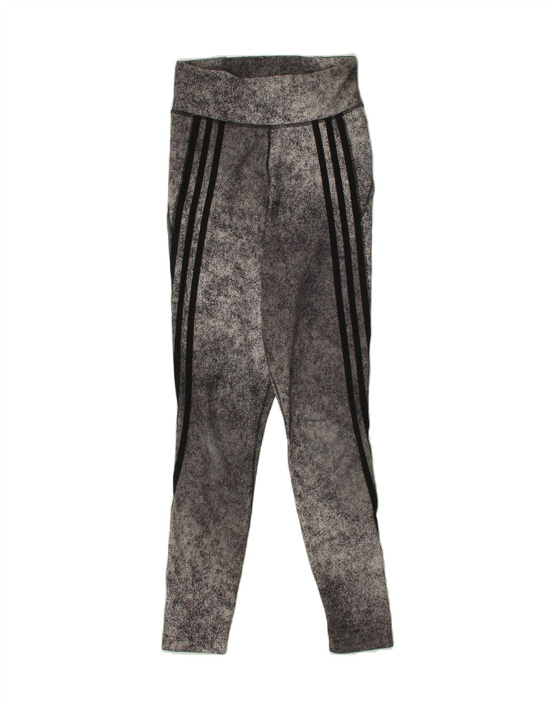 ADIDAS Womens Climalite Leggings UK 4/6 XS  Grey Vintage Adidas and Second-Hand Adidas from Messina Hembry 