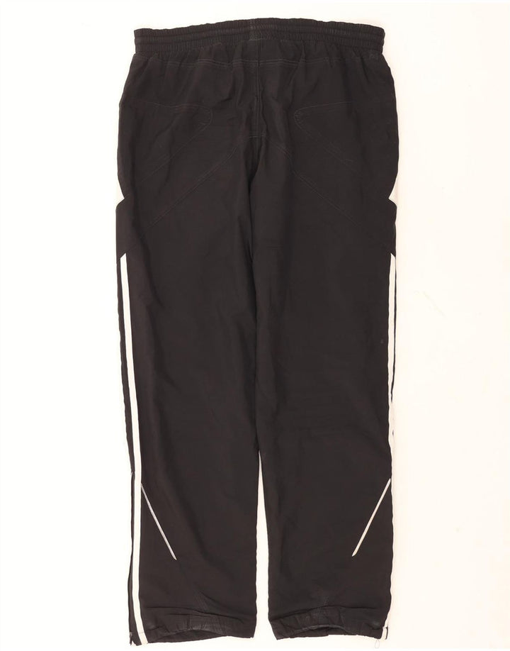Adidas Mens Tracksuit Trousers Medium  Black Colourblock Polyester