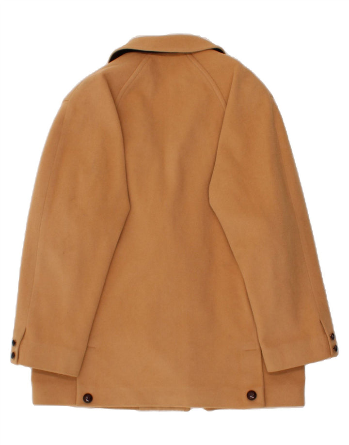 HENRY WHITE Womens Overcoat UK 14 Medium Brown Wool Vintage Henry White and Second-Hand Henry White from Messina Hembry 