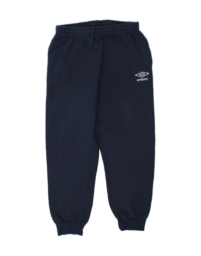 UMBRO Womens Tracksuit Trousers Joggers UK 18 XL Navy Blue Polyester | Vintage Umbro | Thrift | Second-Hand Umbro | Used Clothing | Messina Hembry 