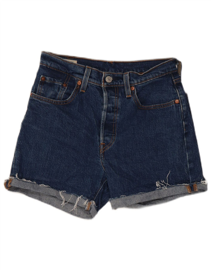 Levi's Womens 501 Denim Shorts W25 XS Blue Cotton