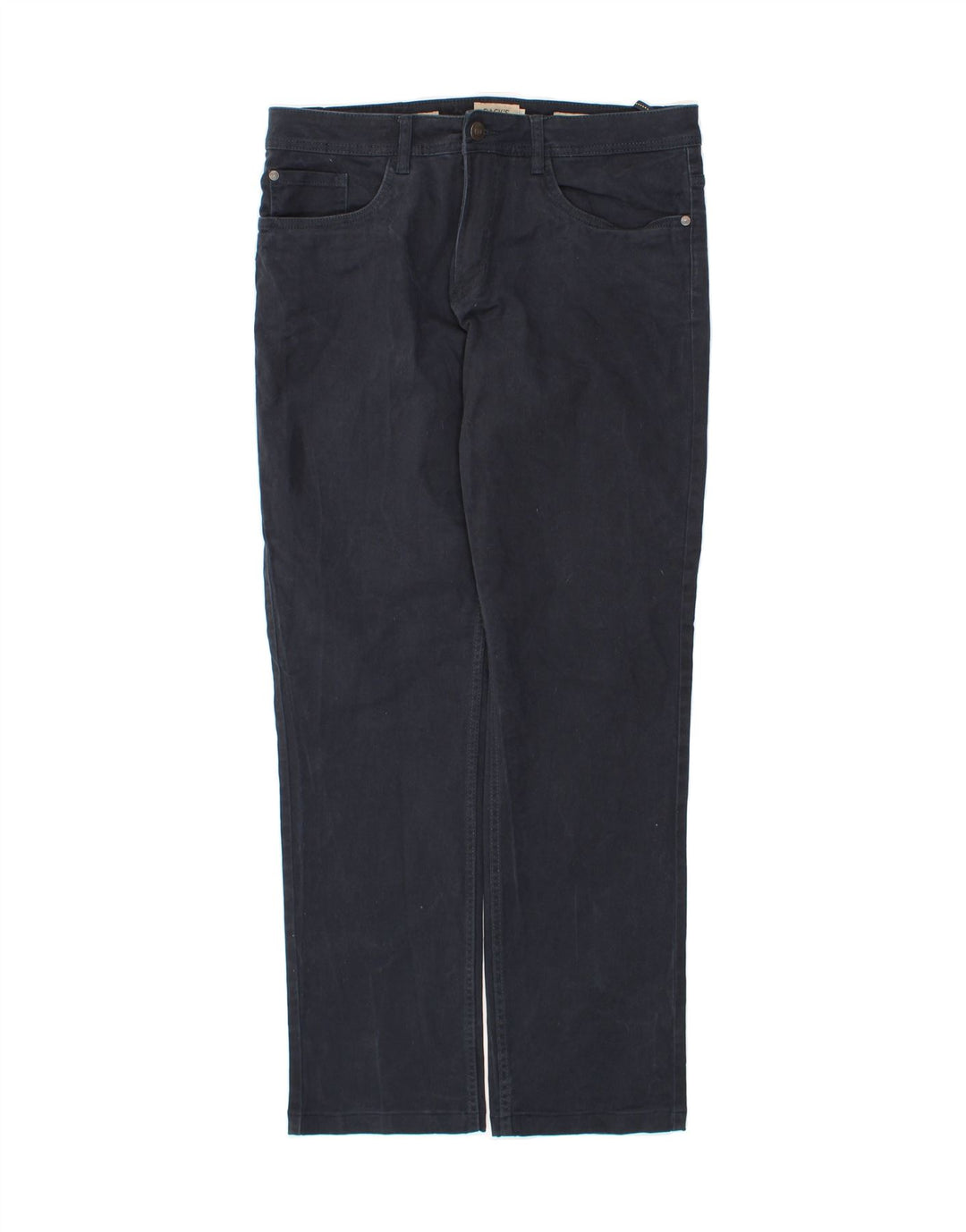 DACK'S Mens Regular Fit Casual Trousers IT 52 2XL W38 L31 Navy Blue Vintage Dack's and Second-Hand Dack's from Messina Hembry 