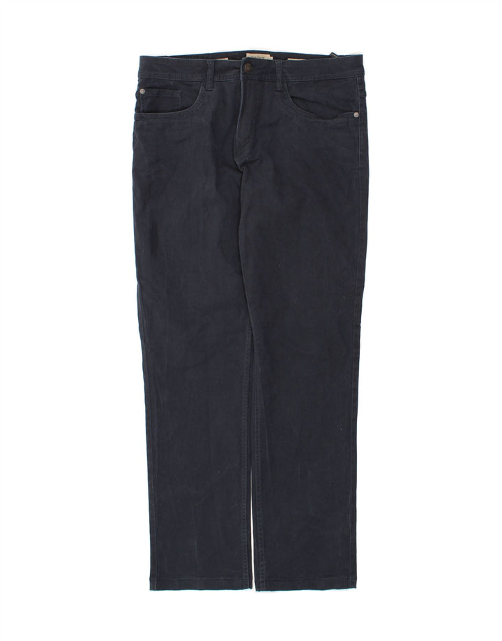 DACK'S Mens Regular Fit Casual Trousers IT 52 2XL W38 L31 Navy Blue Vintage Dack's and Second-Hand Dack's from Messina Hembry 