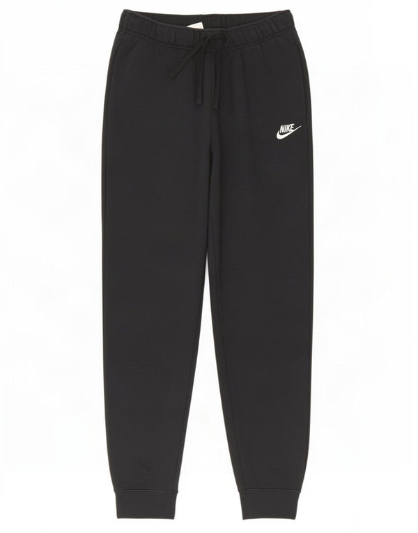 Nike Womens Tracksuit Trousers Joggers UK 4 XS Black Cotton