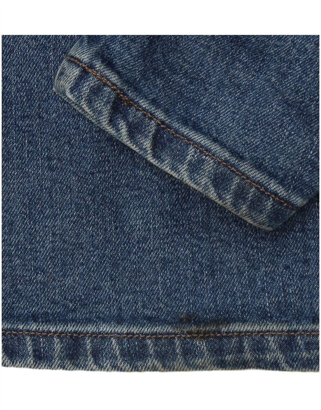 WRANGLER Mens Regular Fit Straight Jeans W42 L30 Blue Cotton