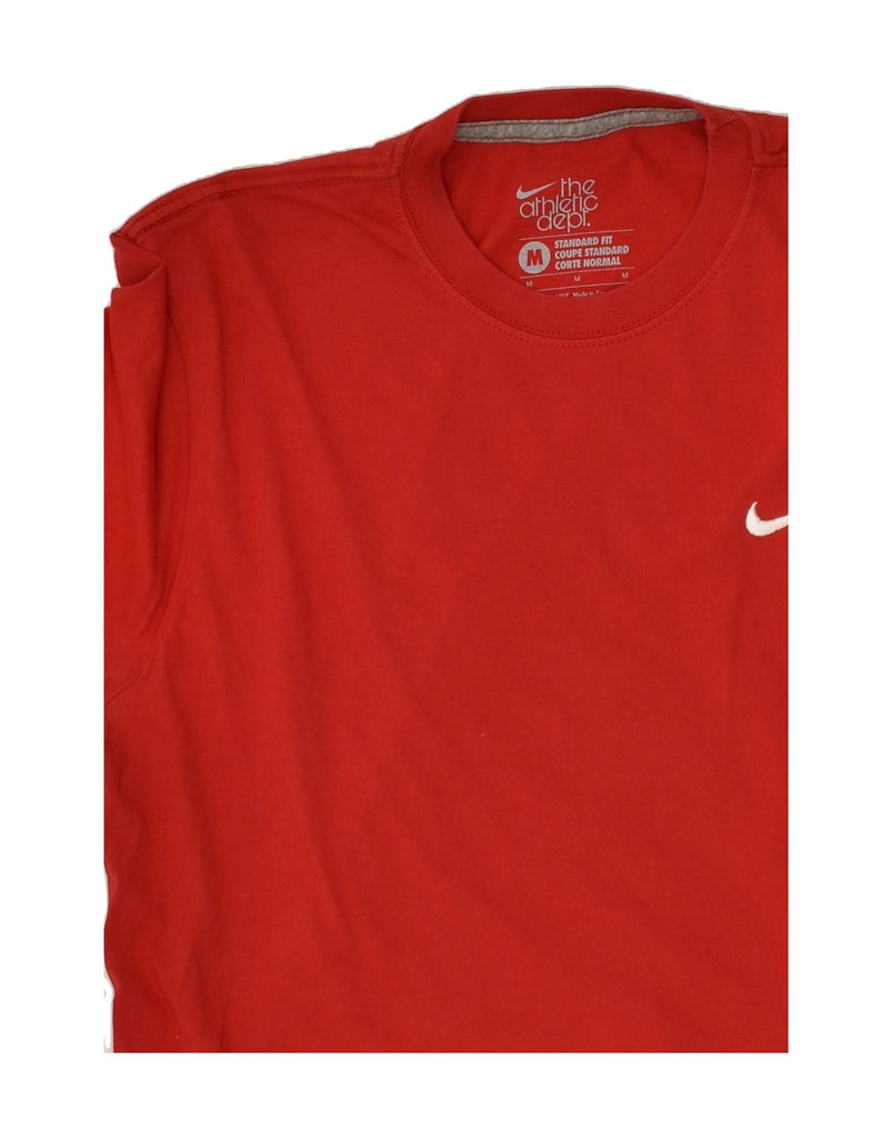 NIKE Mens Standard Fit T-Shirt Top Medium Red Cotton | Vintage Nike | Thrift | Second-Hand Nike | Used Clothing | Messina Hembry 