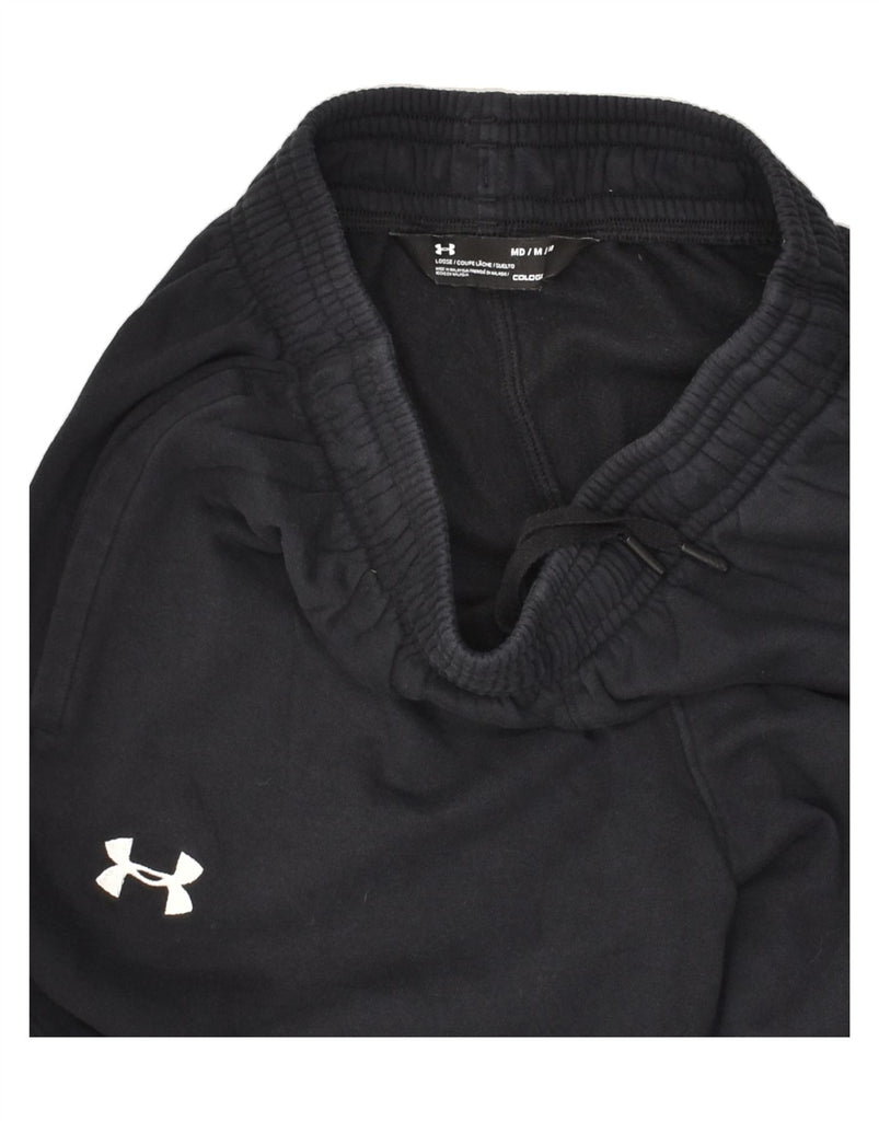 UNDER ARMOUR Mens Tracksuit Trousers Medium Black | Vintage Under Armour | Thrift | Second-Hand Under Armour | Used Clothing | Messina Hembry 
