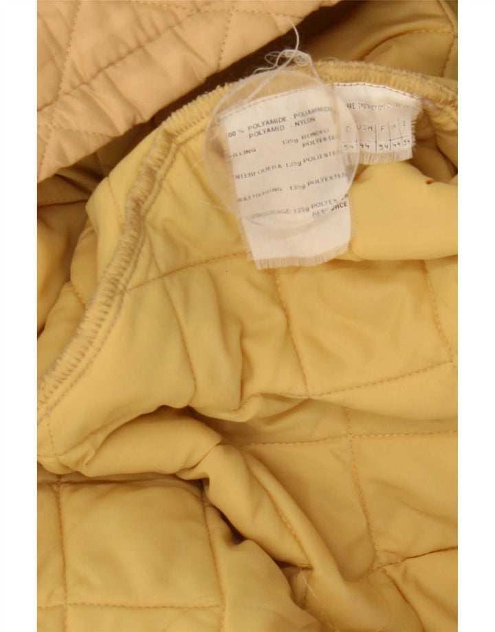 Husky Mens Quilted Jacket UK 44 2XL Beige Nylon