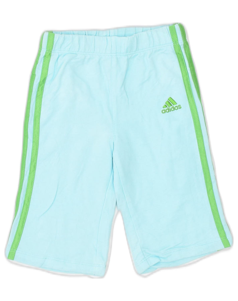 ADIDAS Boys Sport Shorts 2-3 Years Blue Cotton | Vintage | Thrift | Second-Hand | Used Clothing | Messina Hembry 