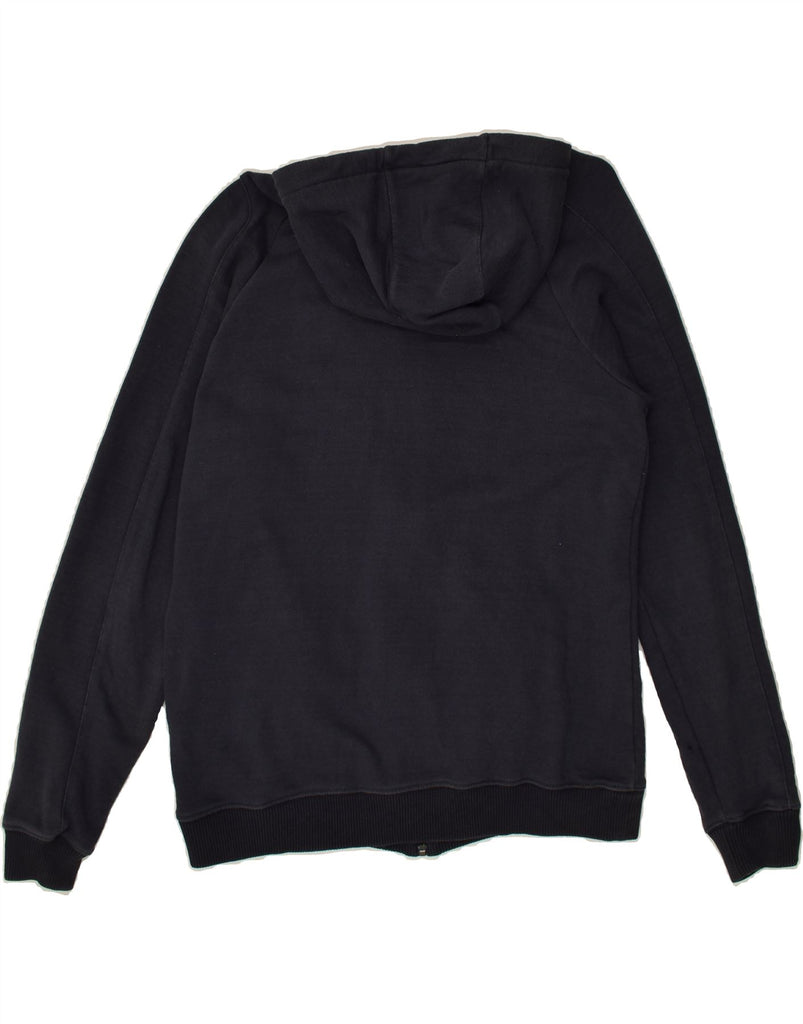 HUGO BOSS Mens Slim Fit Zip Hoodie Sweater XL Navy Blue Cotton | Vintage Hugo Boss | Thrift | Second-Hand Hugo Boss | Used Clothing | Messina Hembry 