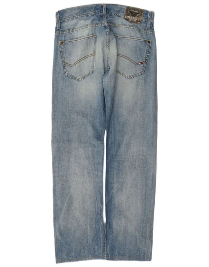 Tommy Hilfiger Womens Ryder Regular Straight Jeans W30 L30 Blue Cotton