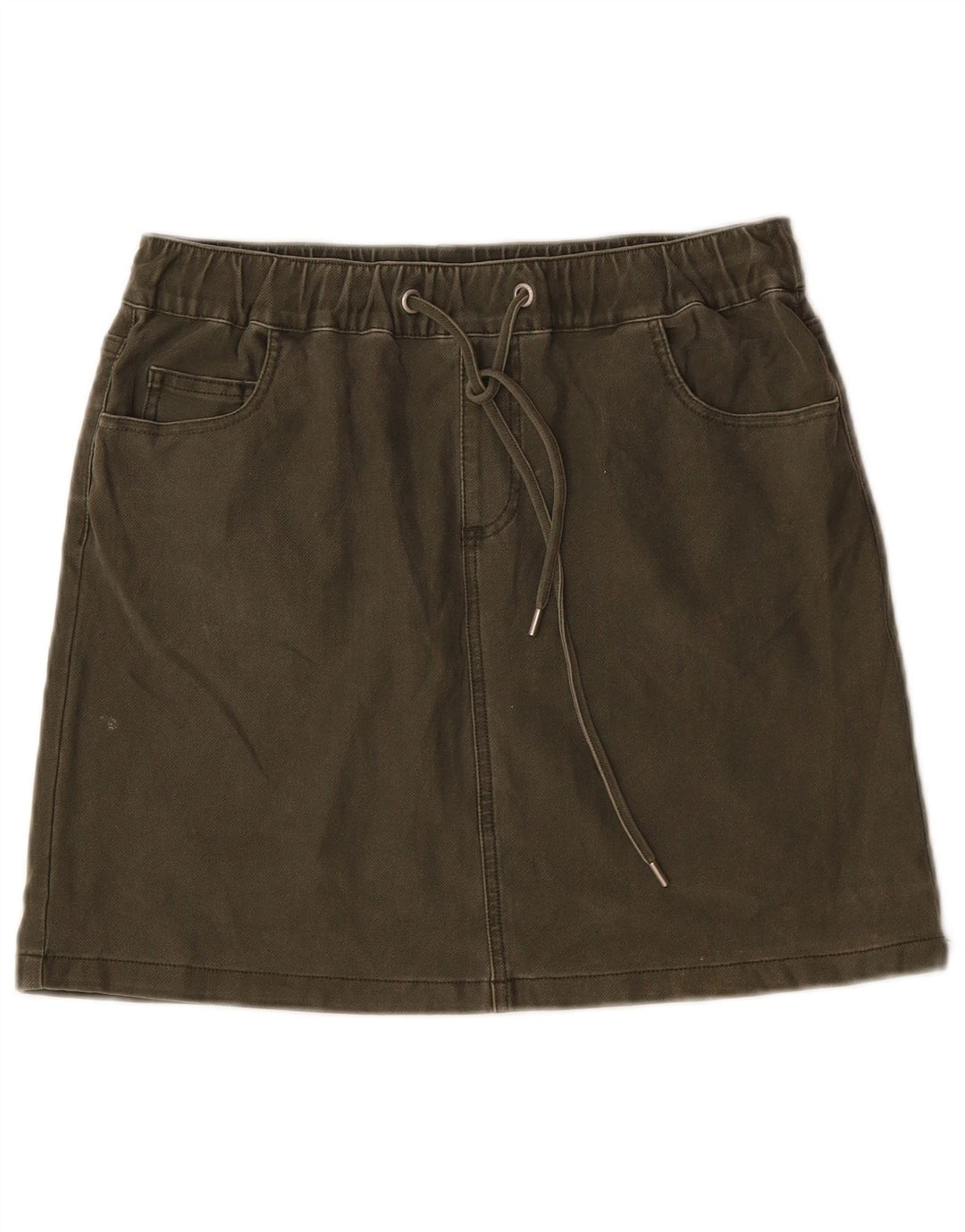 French Connection Womens Mini Skirt W30 Medium Khaki Cotton