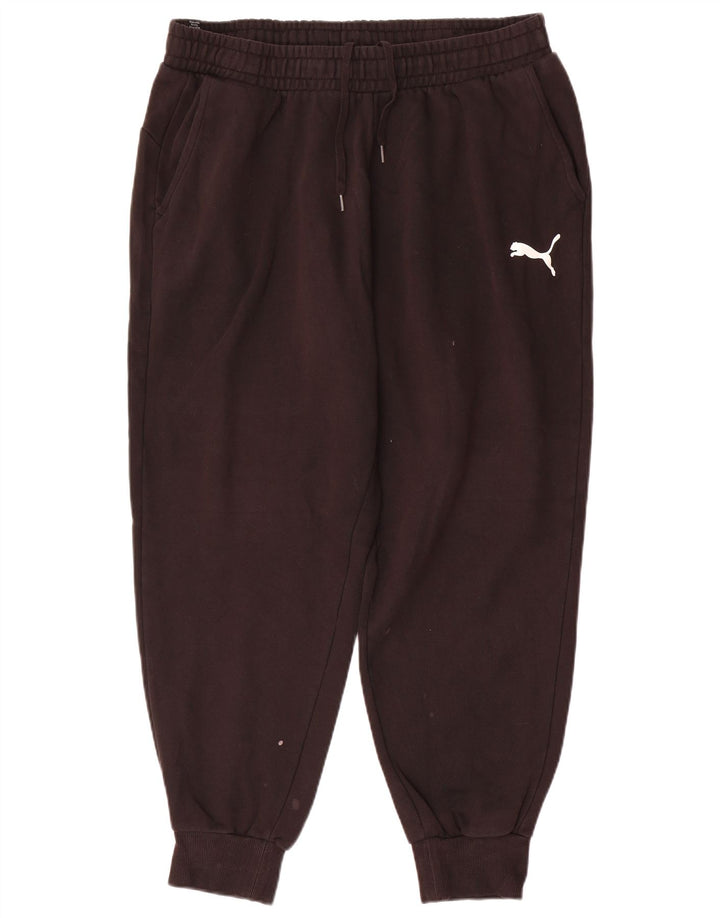 Puma Mens Tracksuit Trousers Joggers XL Black Cotton