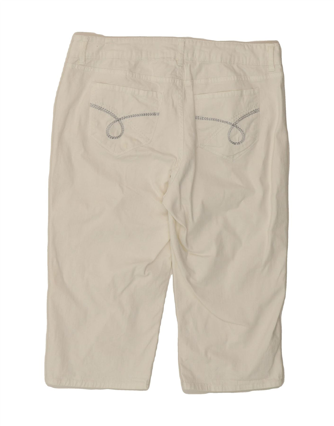LEE Womens Riders Bermuda Denim Shorts W34 Large White Vintage Lee and Second-Hand Lee from Messina Hembry 