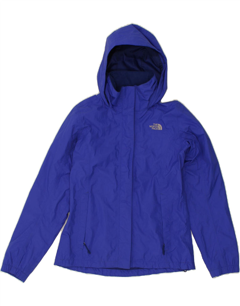 THE NORTH FACE Womens Hooded Rain Jacket UK 10 Small Blue Nylon | Vintage The North Face | Thrift | Second-Hand The North Face | Used Clothing | Messina Hembry 