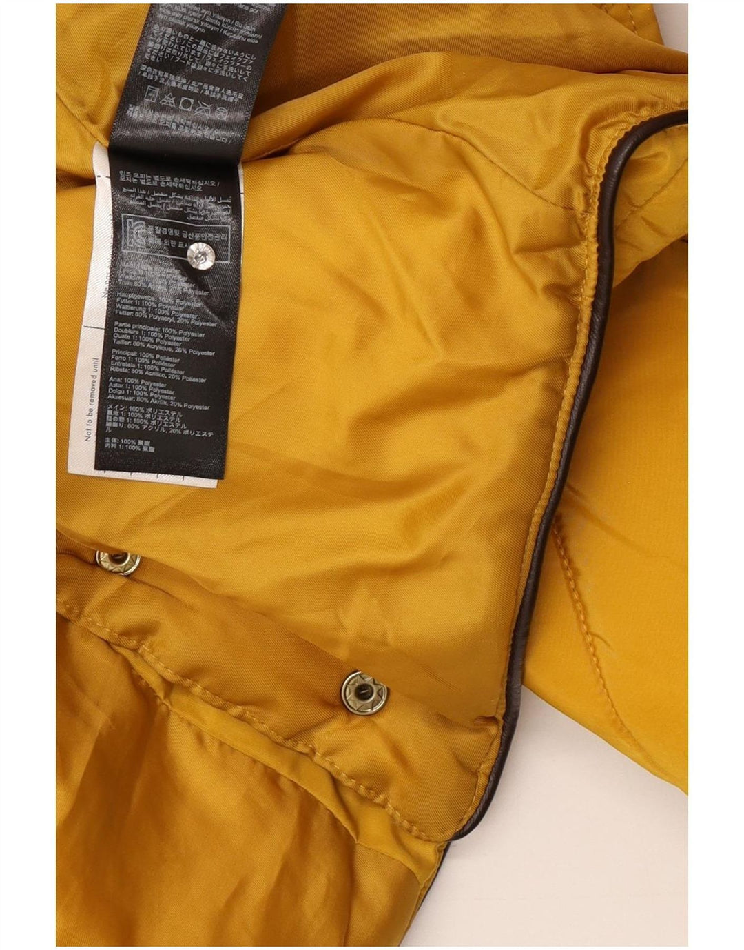 Joules Womens Hooded Padded Jacket UK 18 XL Yellow Polyester