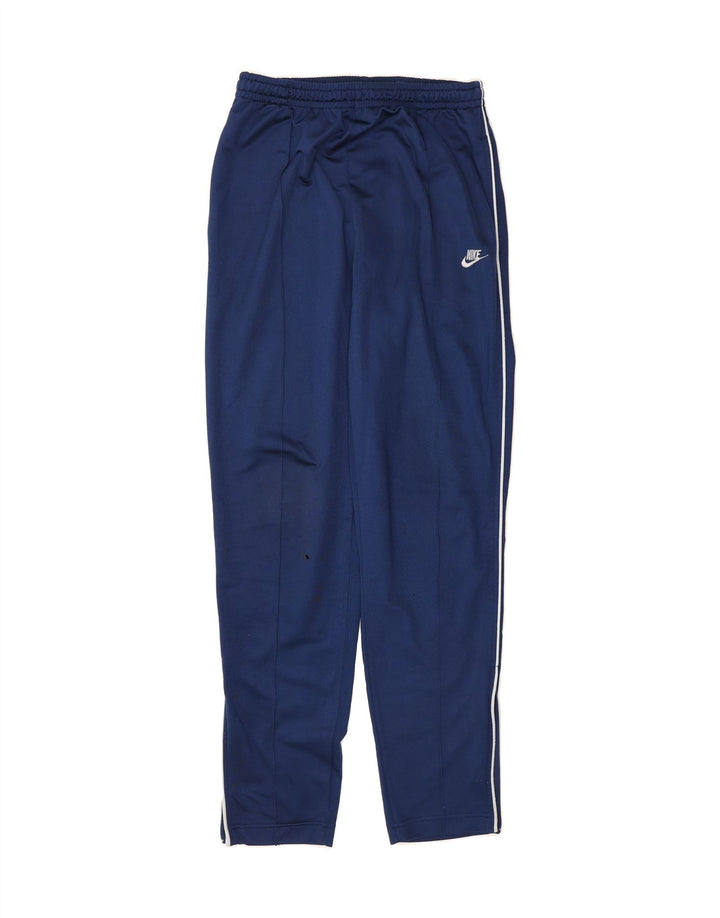 NIKE Mens Tracksuit Trousers UK 41/43 Large Navy Blue Polyester Vintage Nike and Second-Hand Nike from Messina Hembry 