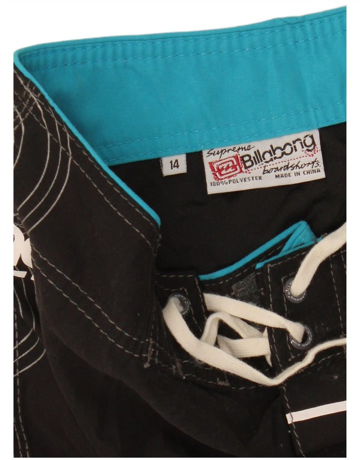 Billabong Boys Graphic Swimming Shorts 13-14 Years  Black Polyester
