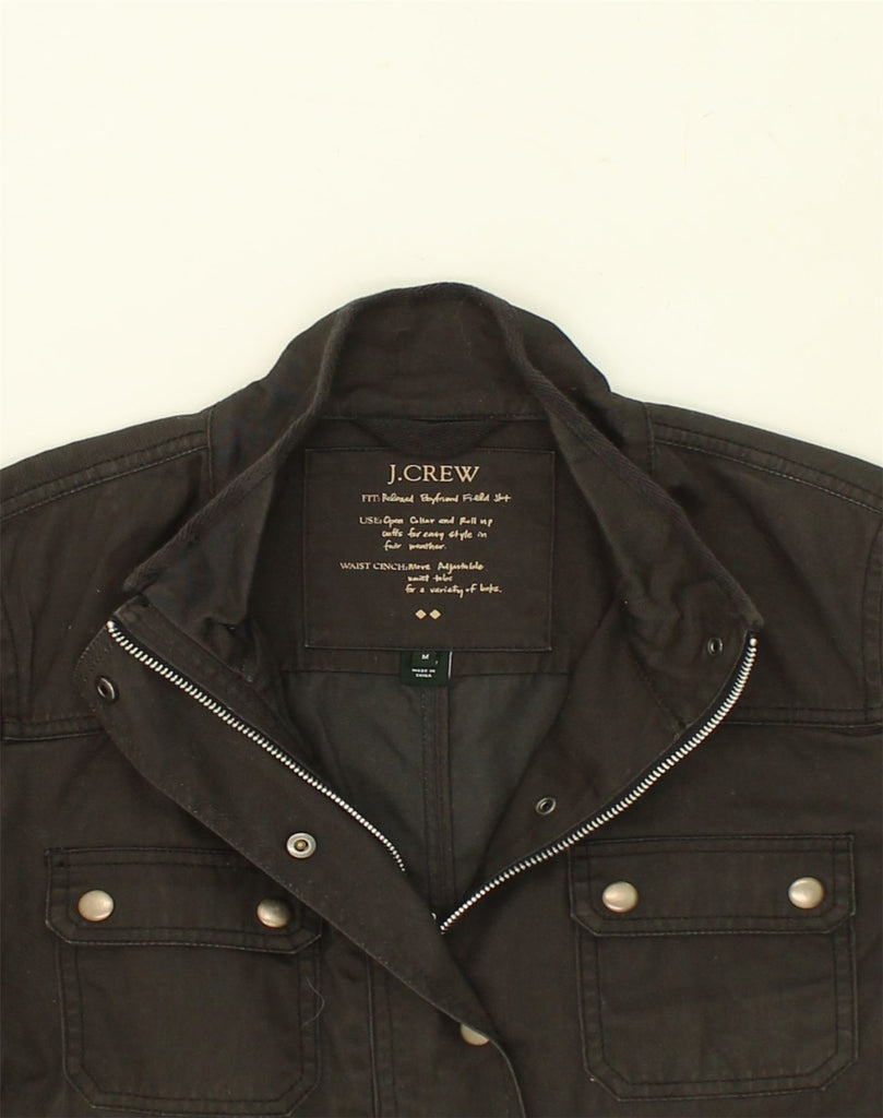 J. CREW Womens Utility Jacket UK 14 Medium Black Cotton | Vintage J. Crew | Thrift | Second-Hand J. Crew | Used Clothing | Messina Hembry 