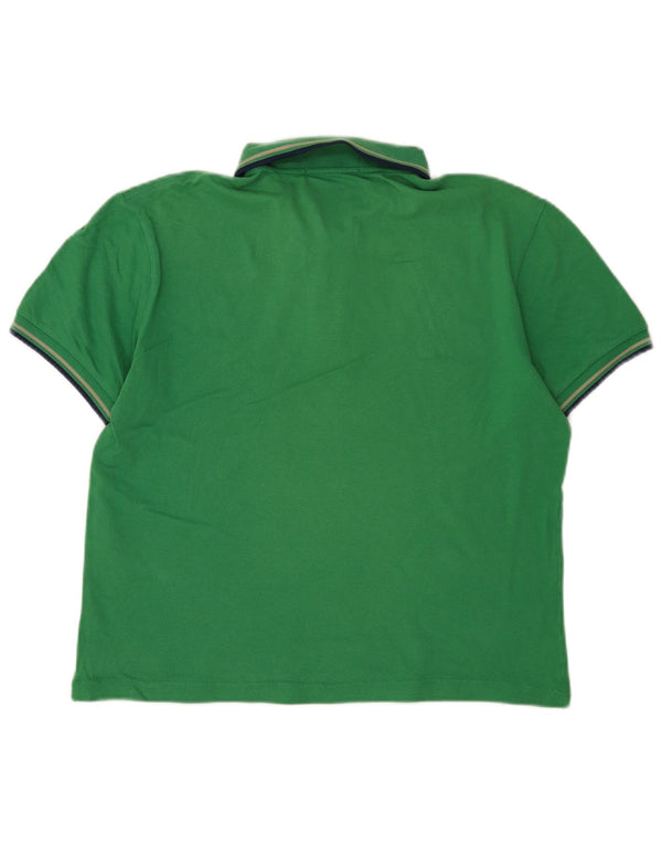 Fred Perry Mens Light and Stretch Polo Shirt Medium Green Cotton