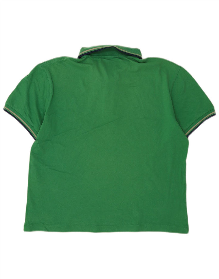 Fred Perry Mens Light and Stretch Polo Shirt Medium Green Cotton