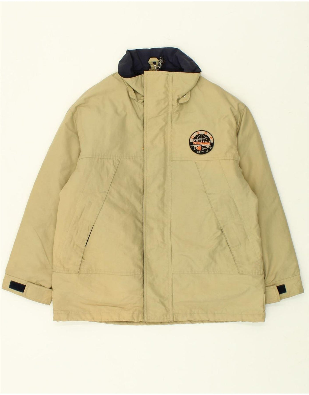 COLMAR Boys Windbreaker Jacket 9-10 Years Beige | Vintage Colmar | Thrift | Second-Hand Colmar | Used Clothing | Messina Hembry 