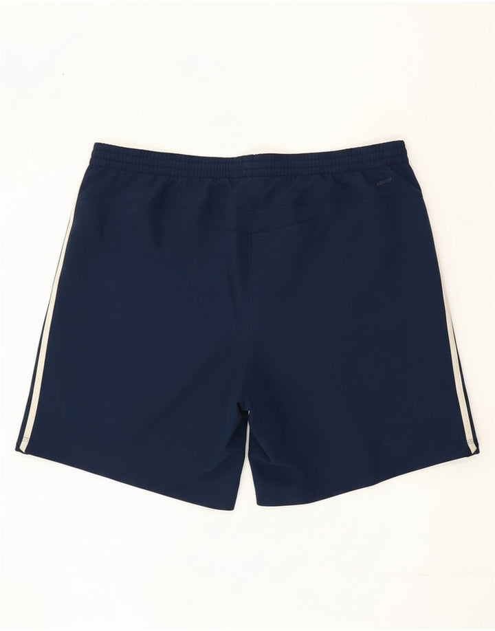 Adidas Mens Sport Shorts XL  Navy Blue Polyester