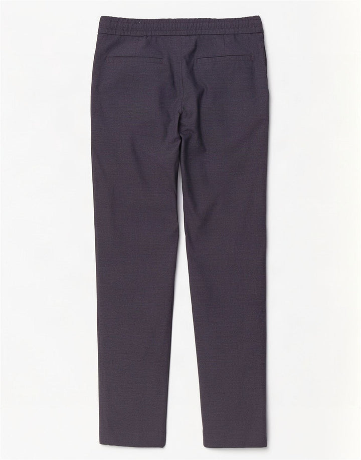 Zara Mens Slim Chino Trousers Small W30 L30 Navy Blue Polyester