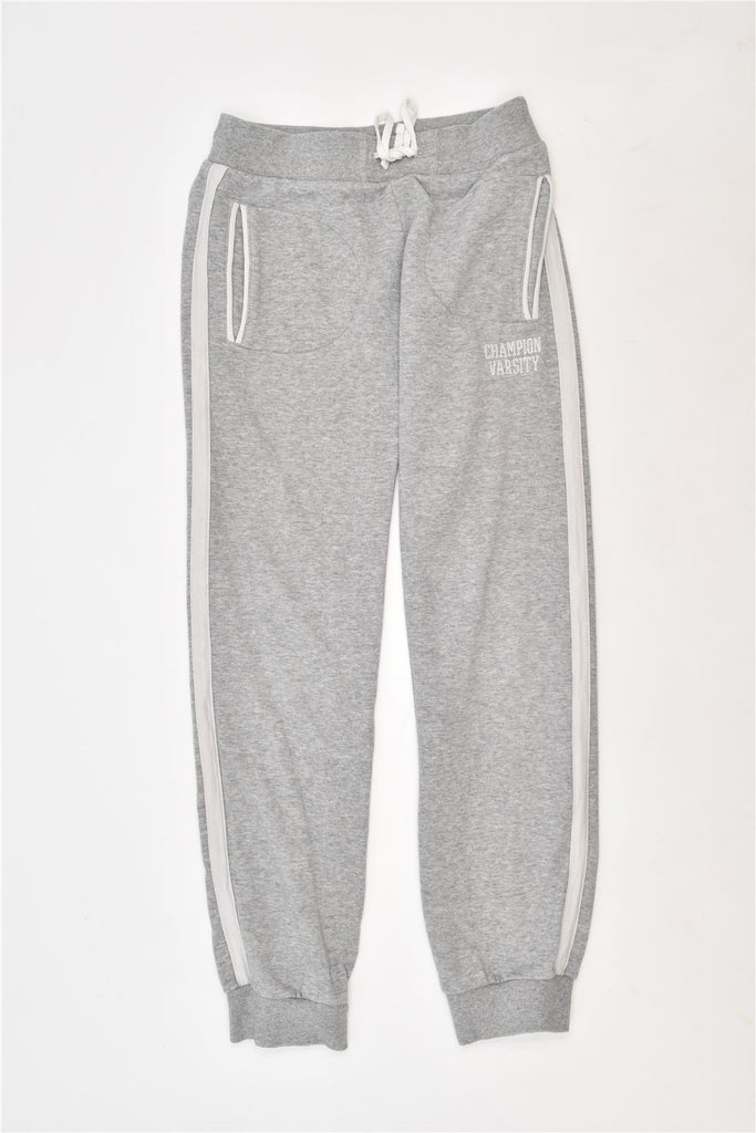 CHAMPION Boys Tracksuit Trousers Joggers 11-12 Years Large Grey Cotton | Vintage Champion | Thrift | Second-Hand Champion | Used Clothing | Messina Hembry 