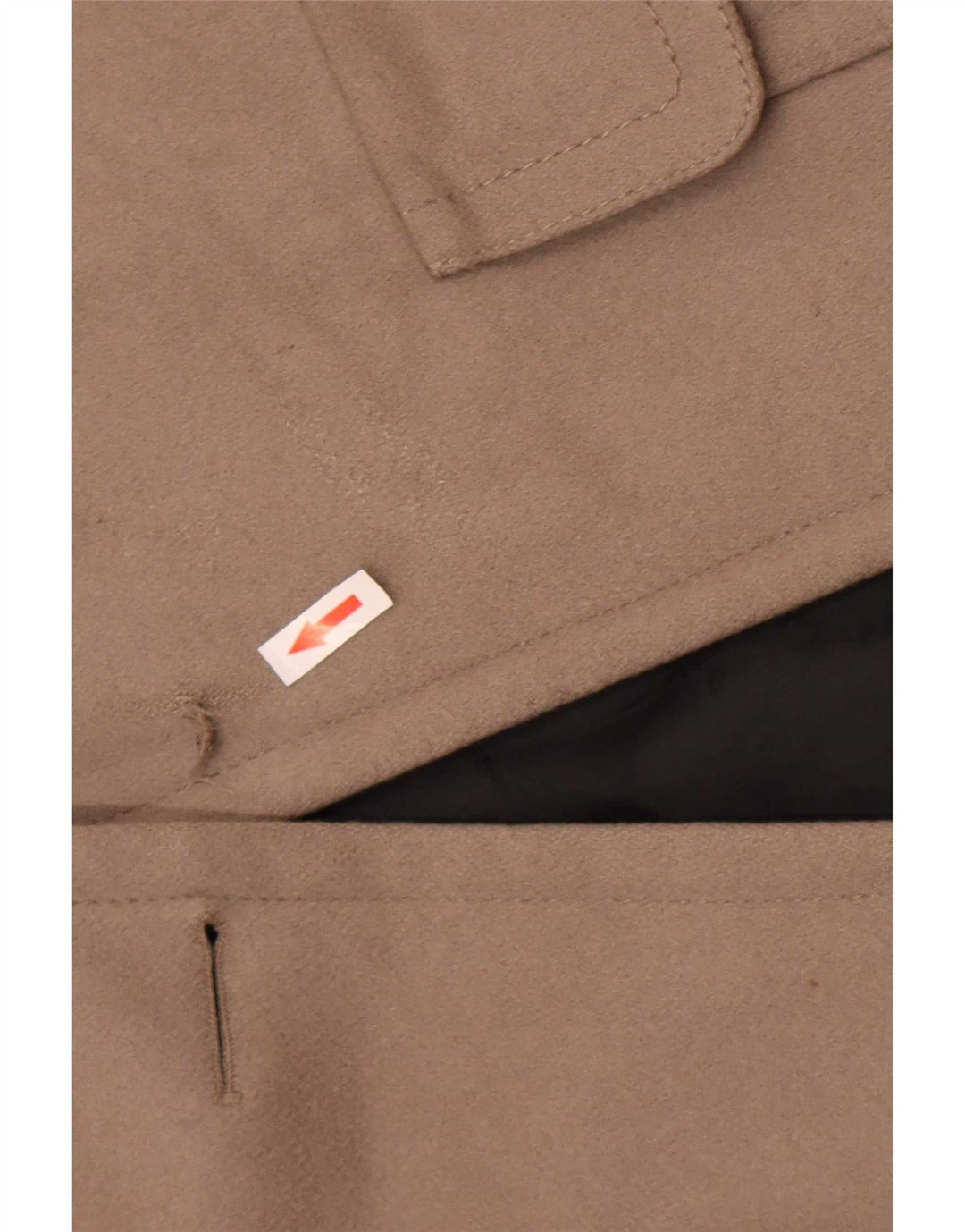 Zara Womens Overcoat UK 14 Medium Grey Wool