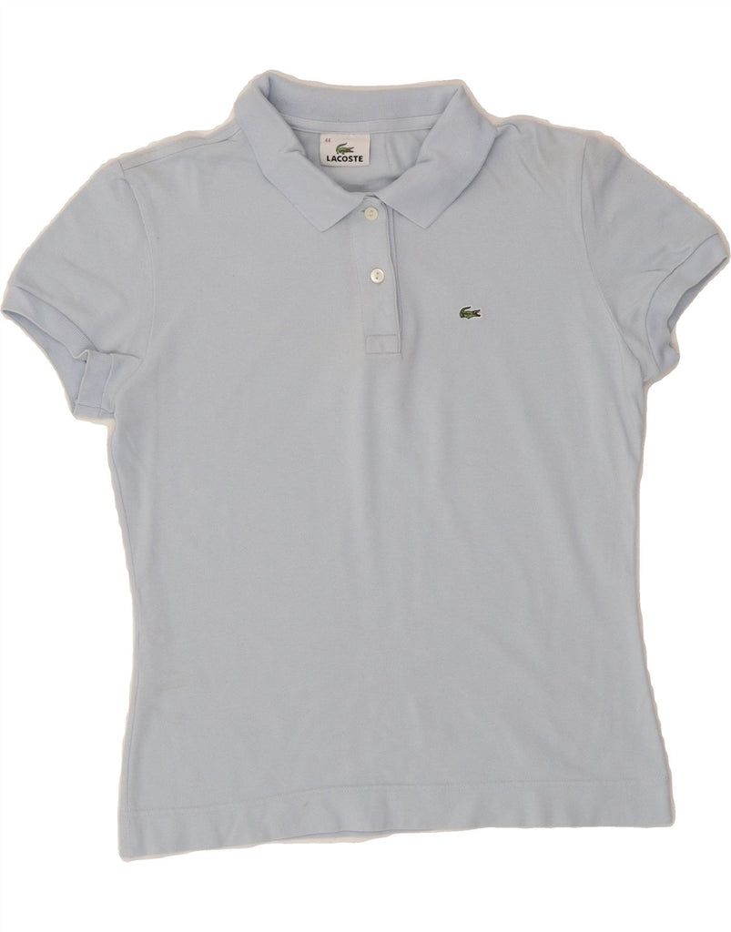 LACOSTE Womens Polo Shirt Size 44 Large Blue Cotton Vintage Lacoste and Second-Hand Lacoste from Messina Hembry 